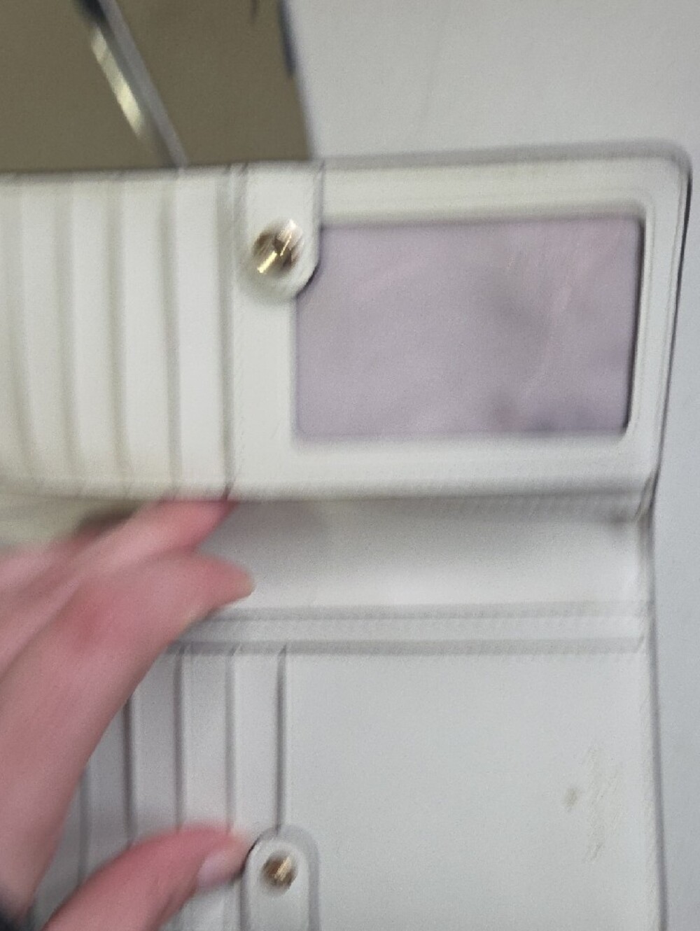kate spade White Studded Leather Satchel with Matching Wallet - Picture 9 of 11